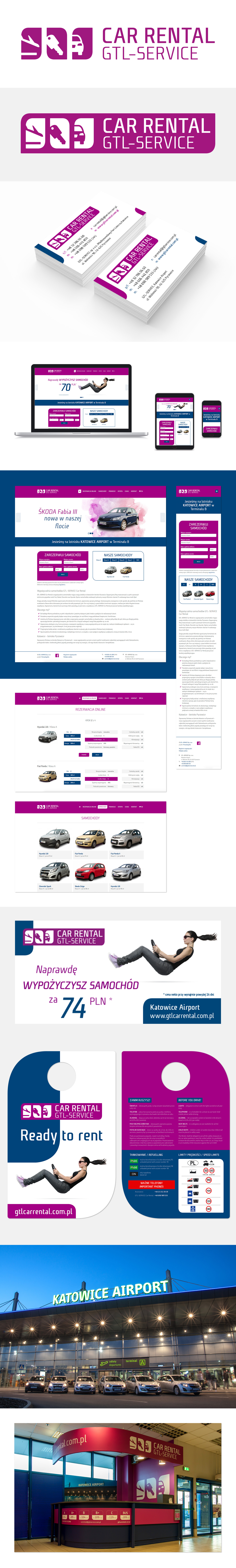 logo, strona internetowa, ulotka, wypożyczalnia samochodów, Pomysłografia